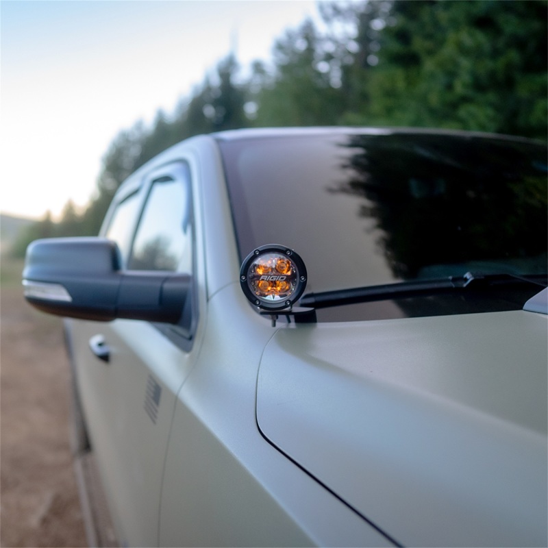 RAM 1500 Light Mount - A-Pillar - Rigid Industries - RIG Bar Mount - `19-`27 RAM 1500 Light Mount - A-Pillar - Rigid Industries - RIG Bar Mount - `19-`27